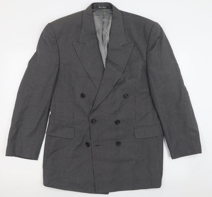 Mens UK Size 38 River Island Regular Grey Suit Jacket