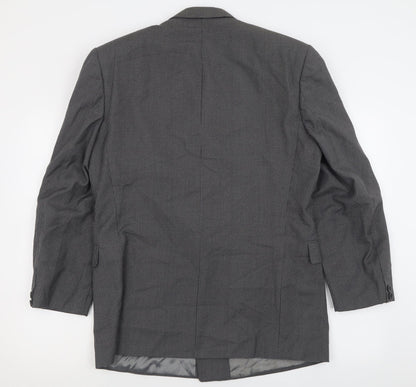 Mens UK Size 38 River Island Regular Grey Suit Jacket