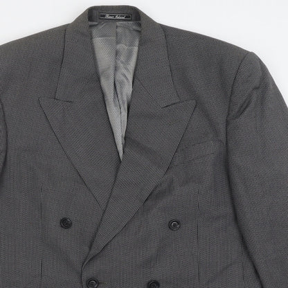 Mens UK Size 38 River Island Regular Grey Suit Jacket