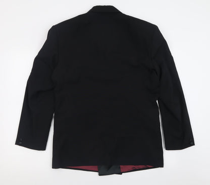 Mens UK Size 40 Preworn Regular Black Suit Jacket