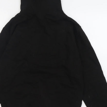 Awdis Mens Black  Cotton Pullover Hoodie Size S   - Basketball