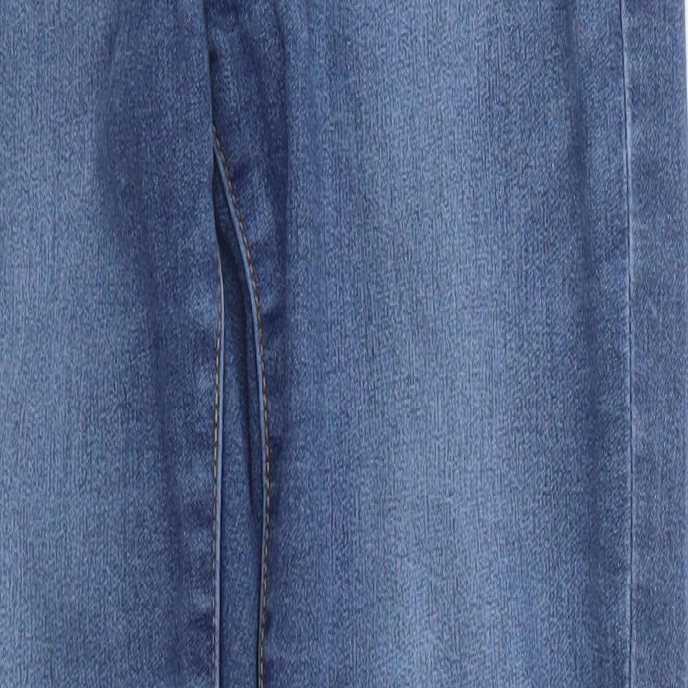 Denim Co Womens Blue  Cotton Skinny Jeans Size 8 L29 in Regular Button