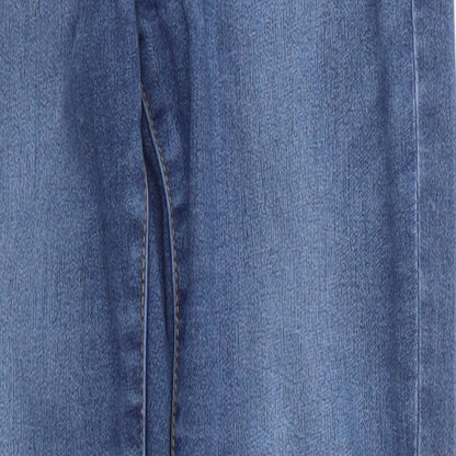 Denim Co Womens Blue  Cotton Skinny Jeans Size 8 L29 in Regular Button