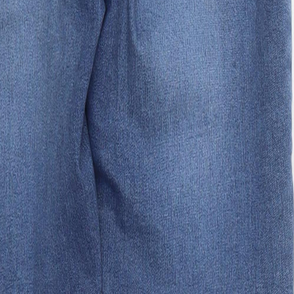 Denim Co Womens Blue  Cotton Skinny Jeans Size 8 L29 in Regular Button