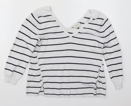 Womens UK Size 6 Miss Selfridge White Pullover Jumper