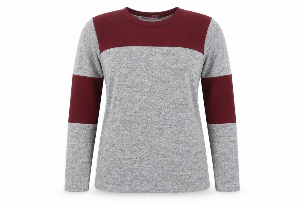 Womens UK Size M Silk Grey Basic T-Shirt