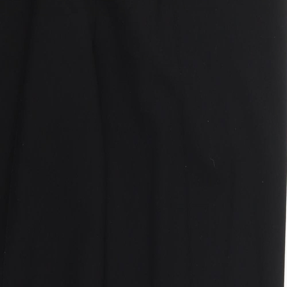 Womens UK Size 12 Sarah Hamilton Regular Fit  Black Trousers