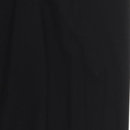 Womens UK Size 12 Sarah Hamilton Regular Fit  Black Trousers
