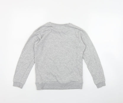 Primark Girls Grey  Cotton Pullover Sweatshirt Size 10-11 Years   - 'Bronx'