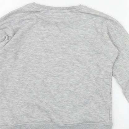Primark Girls Grey  Cotton Pullover Sweatshirt Size 10-11 Years   - 'Bronx'