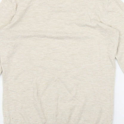 Womens UK Size 8 NEXT Beige Pullover Jumper