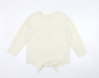 Womens UK Size 14 NEXT Ivory Pullover Jumper