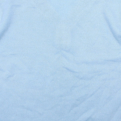 Damart Womens Blue V-Neck  Acrylic Pullover Jumper Size 18