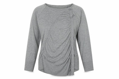 Womens UK Size 12 Papaya Grey Pullover Jumper