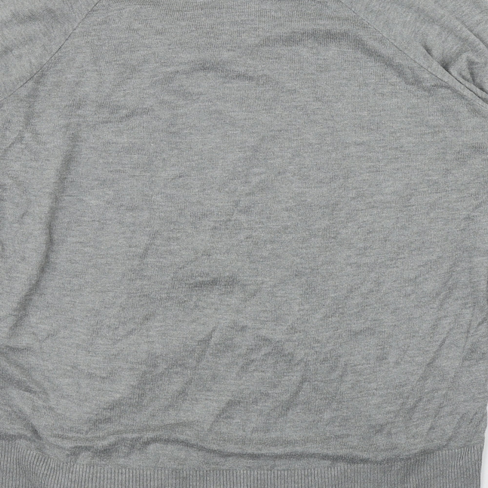 Womens UK Size 12 Papaya Grey Pullover Jumper
