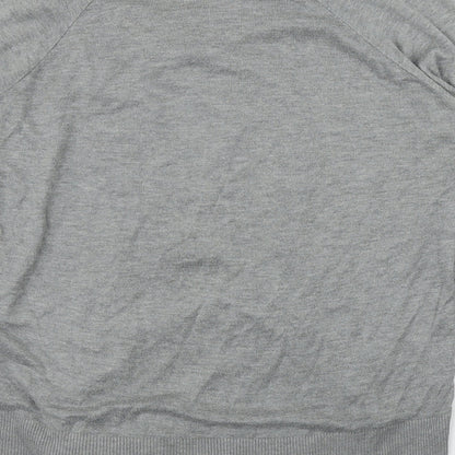 Womens UK Size 12 Papaya Grey Pullover Jumper