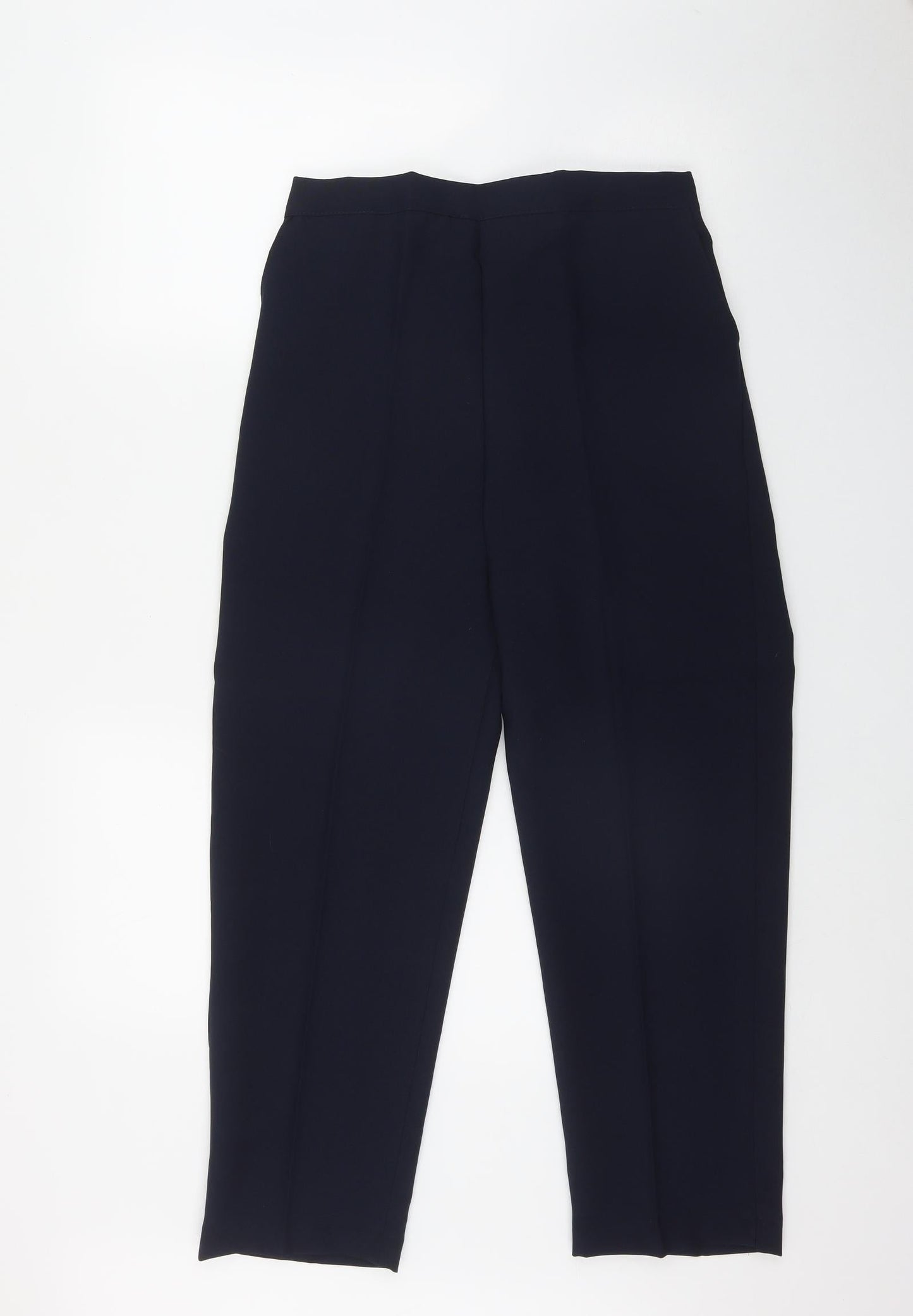 Womens UK Size 14 Preworn Regular Fit  Blue Trousers