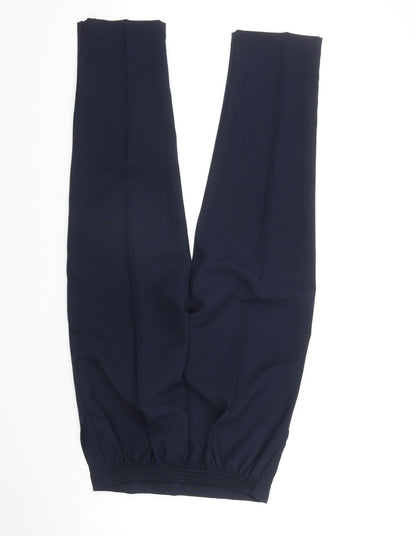 Womens UK Size 14 Preworn Regular Fit  Blue Trousers