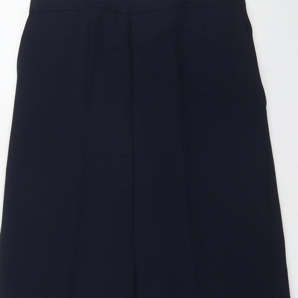 Womens UK Size 14 Preworn Regular Fit  Blue Trousers
