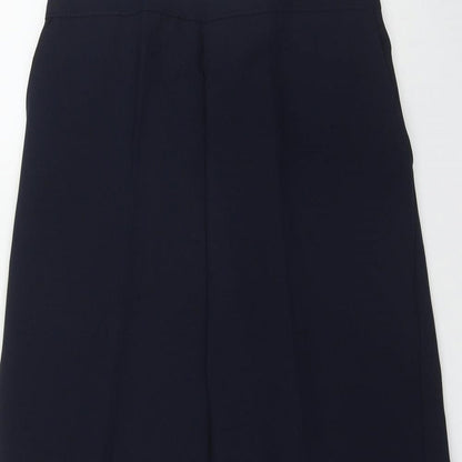 Womens UK Size 14 Preworn Regular Fit  Blue Trousers