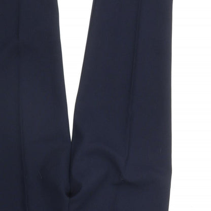 Womens UK Size 14 Preworn Regular Fit  Blue Trousers
