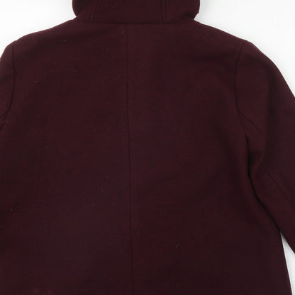 Primark Womens Red   Parka Coat Size 10  Zip