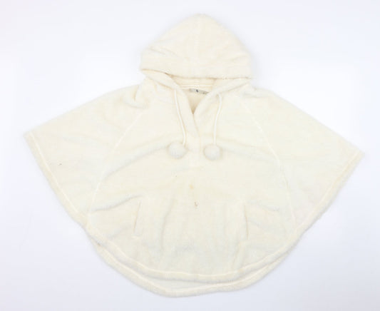 TU Womens Ivory   Jacket Poncho Size S