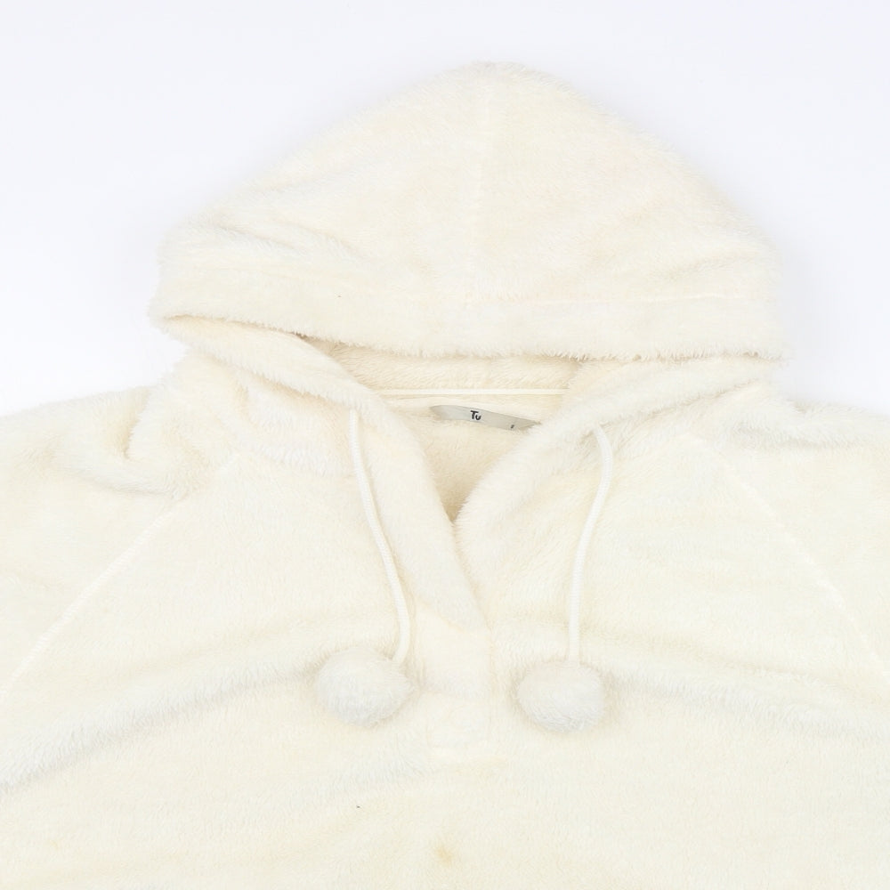 TU Womens Ivory   Jacket Poncho Size S
