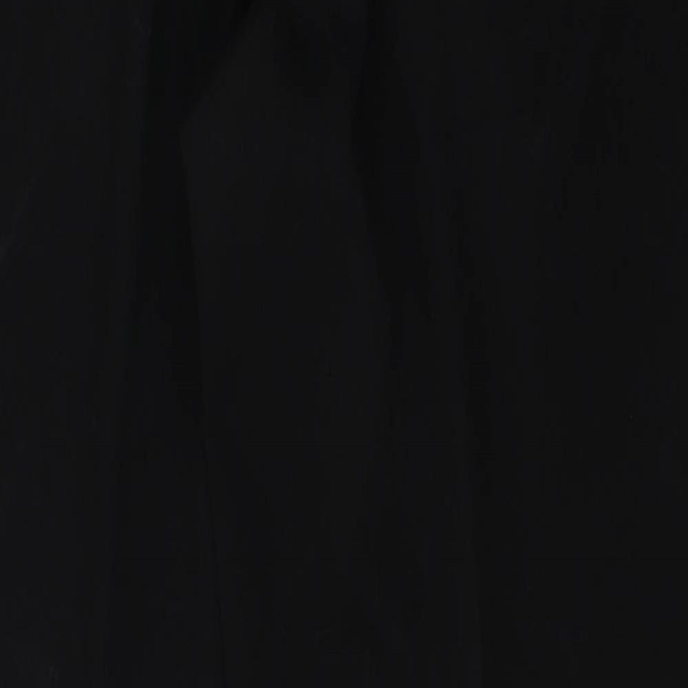 Dunnes Stores Mens Black  Polyester Trousers  Size 36 in L31 in Regular Button