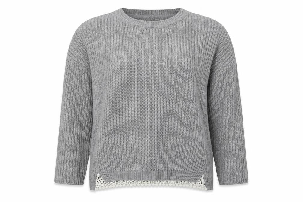 Womens UK Size 12 Atmosphere Grey Pullover Jumper