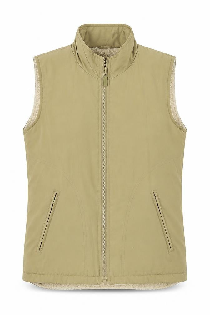 Womens UK Size 8 BHS Beige Gilet