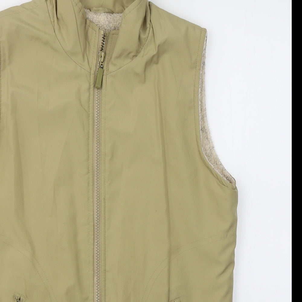 Womens UK Size 8 BHS Beige Gilet