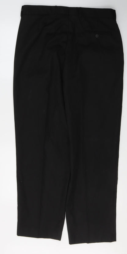 Dunnes Stores Womens Black  Polyester Straight Jeans Size 36 in L31 in Regular Button