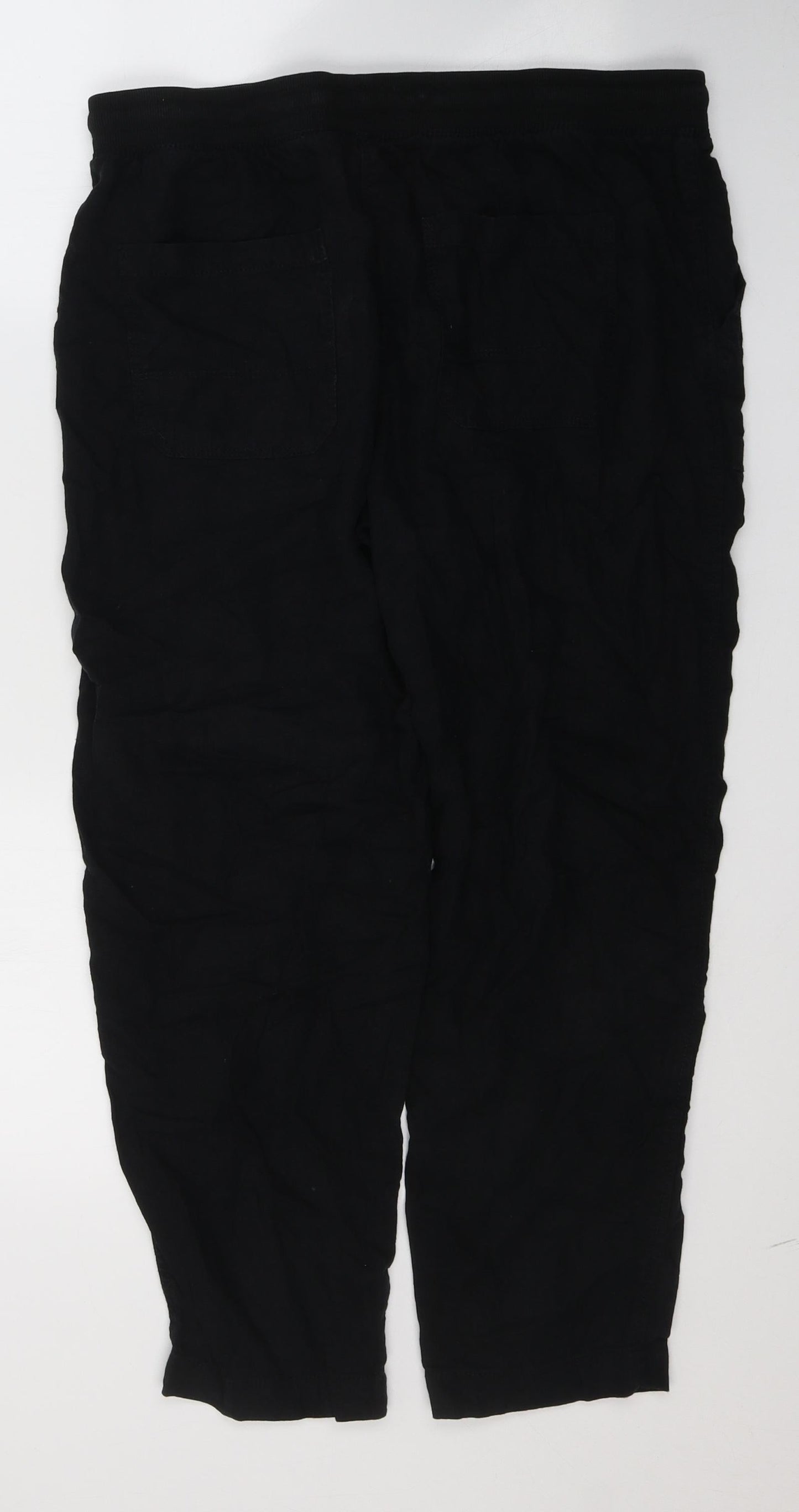 Womens UK Size 4 Marks and Spencer Regular Fit  Black Trousers