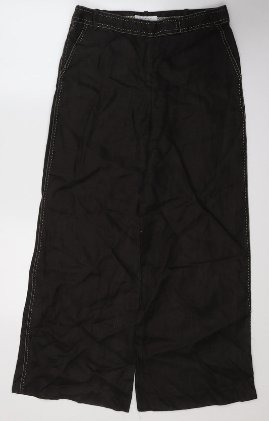 Womens UK Size 12 NEXT Regular Fit  Brown Trousers