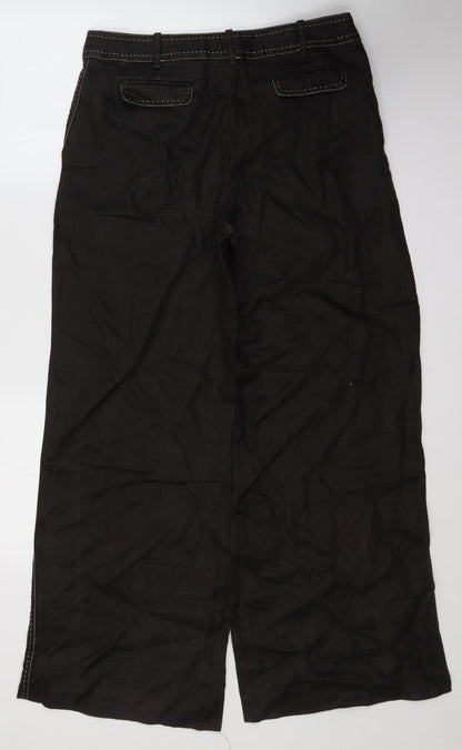 Womens UK Size 12 NEXT Regular Fit  Brown Trousers