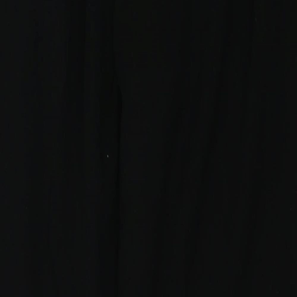 Womens UK Size 14 Marks and Spencer Regular Fit  Black Trousers