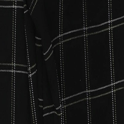 Womens UK Size 4 PRETTYLITTLETHING Regular Fit  Black Trousers