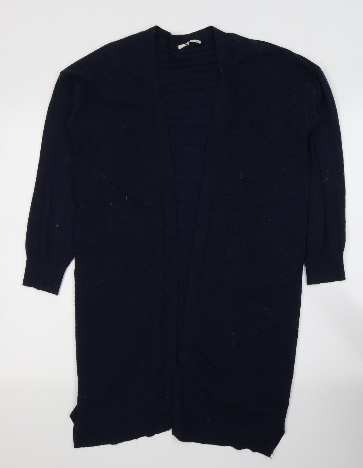 TU Womens Blue V-Neck  Viscose Cardigan Jumper Size 10