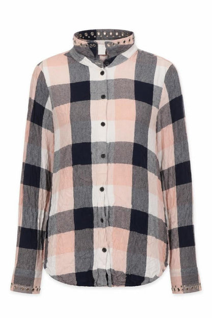 Womens UK Size 8 H&M Multicoloured Jersey Button-Up