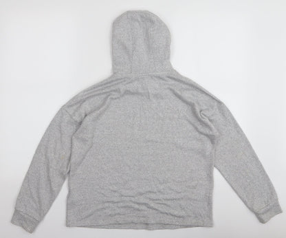 Marks and Spencer Girls Grey  Viscose Pullover Hoodie Size 11-12 Years  Pullover