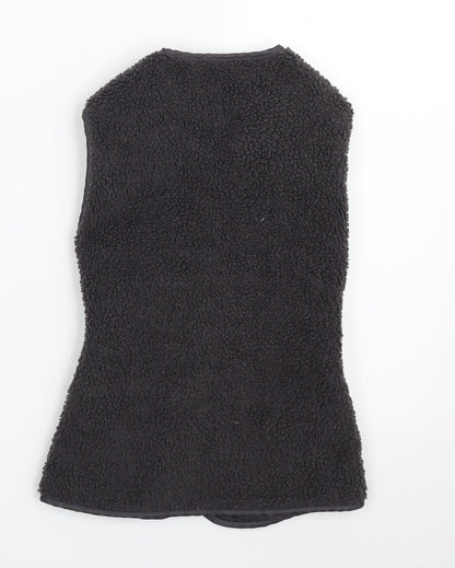 Vertbaudet Girls Grey   Gilet Jacket Size 7-8 Years  Zip