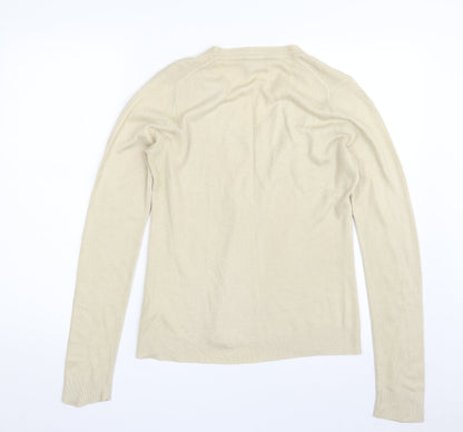 Womens UK Size 12 NEXT Beige Pullover Jumper