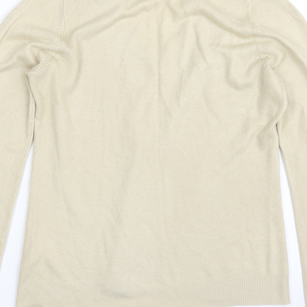 Womens UK Size 12 NEXT Beige Pullover Jumper