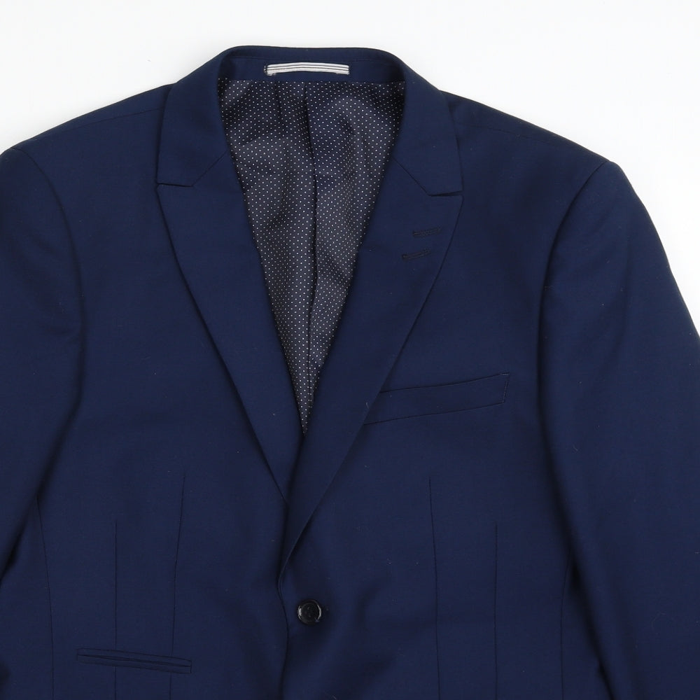 Mens UK Size 36 Skopes Regular Blue Suit Jacket