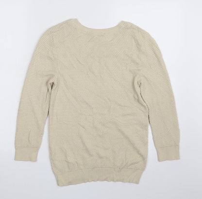Womens UK Size 12 Principles Beige Pullover Jumper