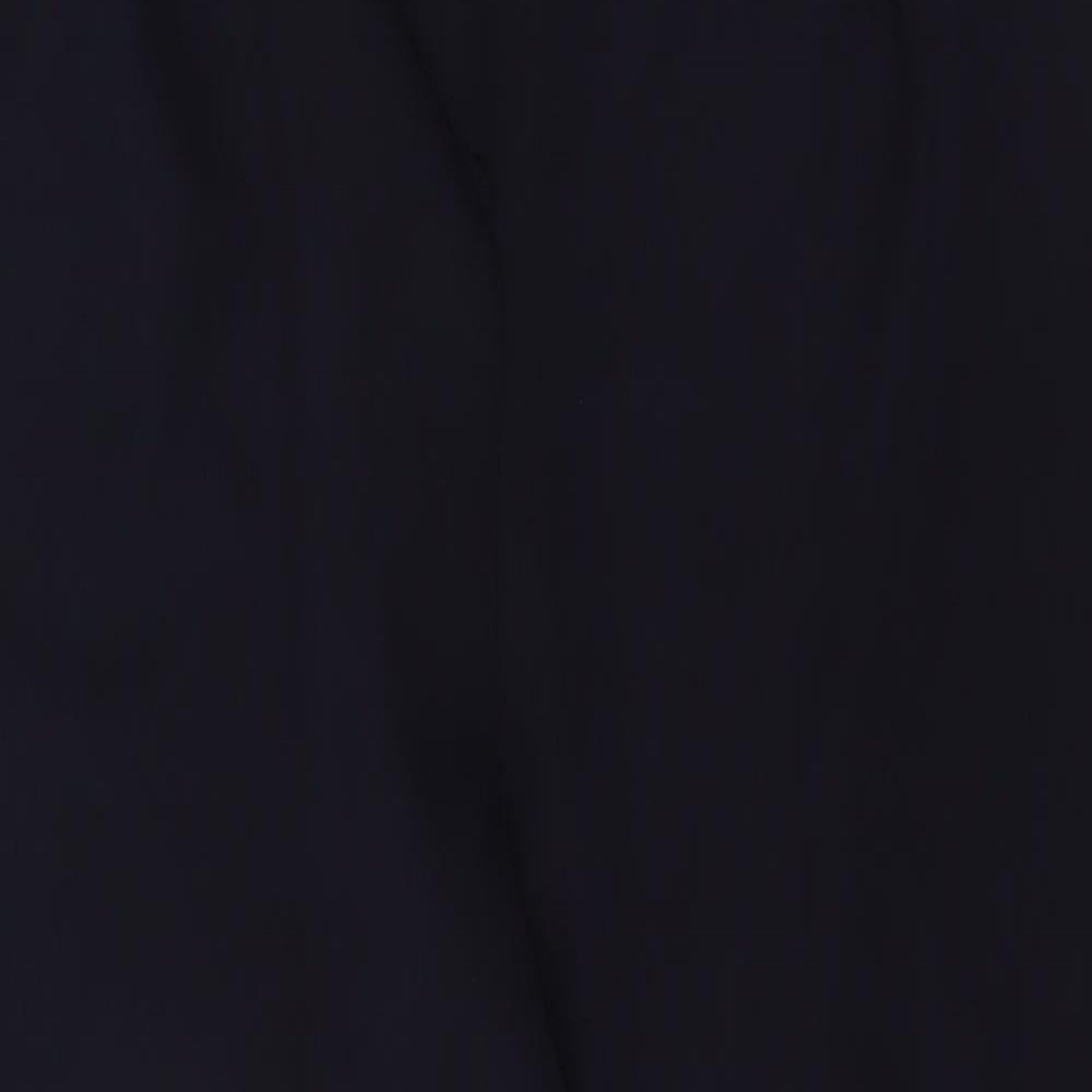 Lipsy Womens Blue  Polyester Capri Trousers Size 12 L26 in Regular Zip