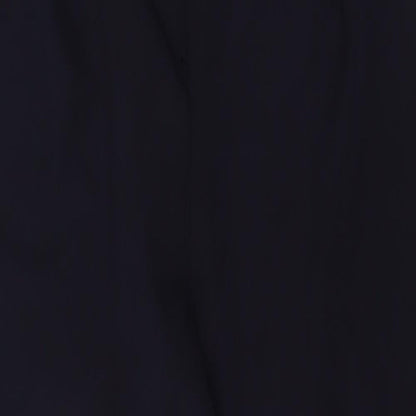 Lipsy Womens Blue  Polyester Capri Trousers Size 12 L26 in Regular Zip