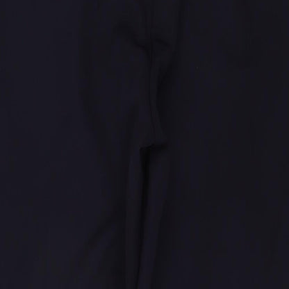 Lipsy Womens Blue  Polyester Capri Trousers Size 12 L26 in Regular Zip