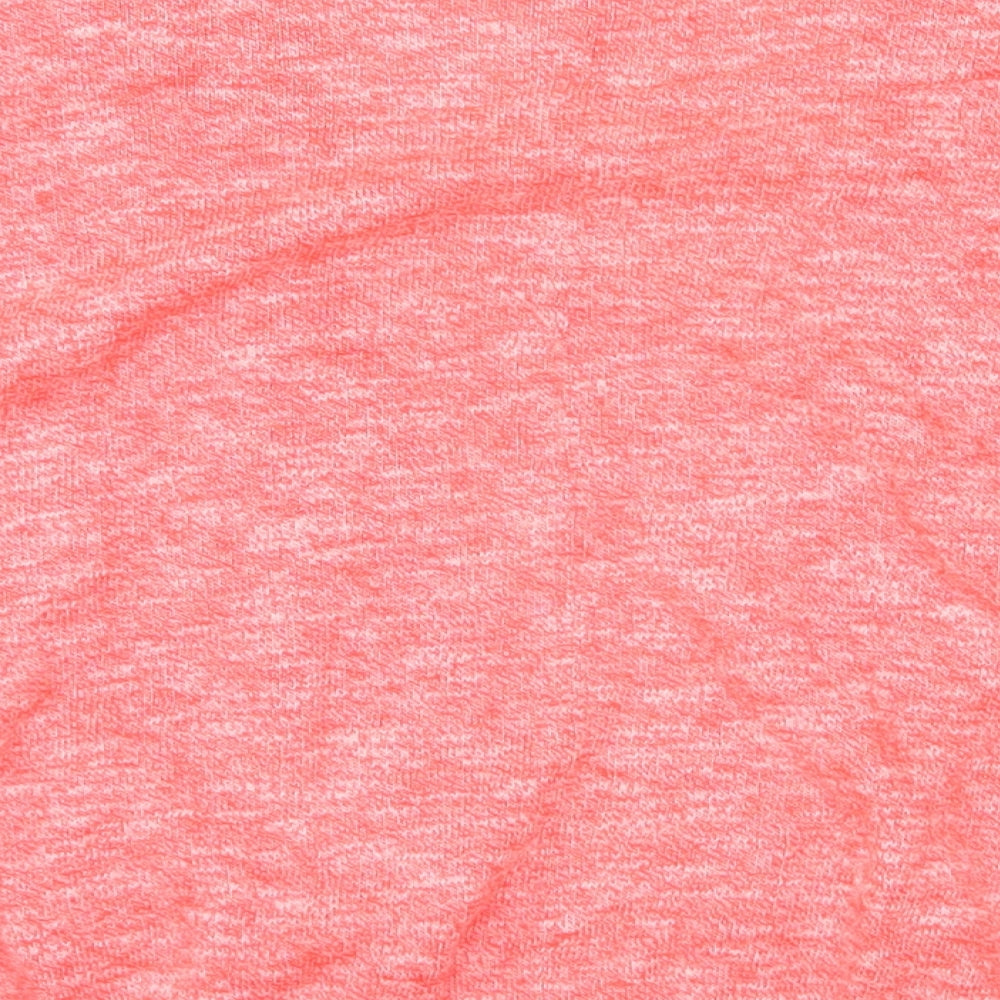 George Womens Orange V-Neck  Acrylic Shrug Jumper Size 10